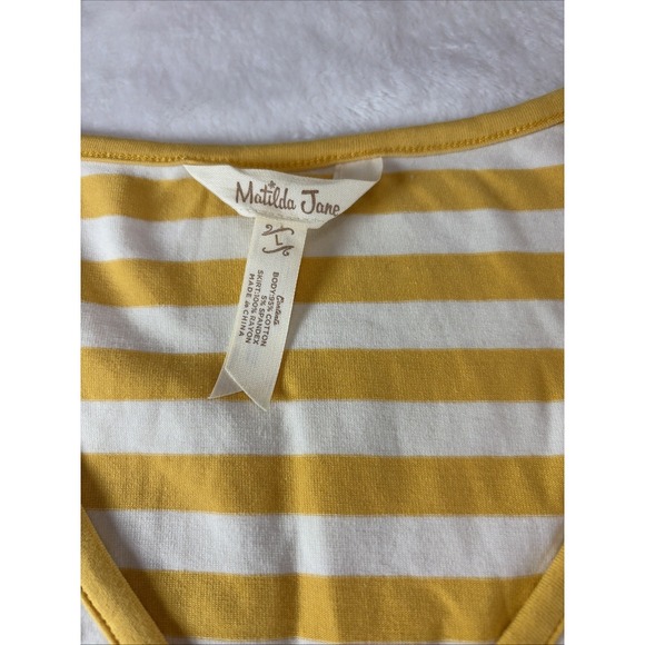 Womens Matilda Jane Size L Wonderment Sunshine Ahead Tank Tiered Bottom Whimsy - Picture 3 of 9